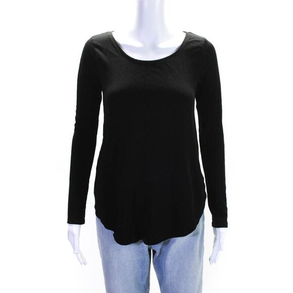 Calypso Saint Barth Womens Long Sleeves Light Sweater Black Size Extra Small - Picture 1 of 6